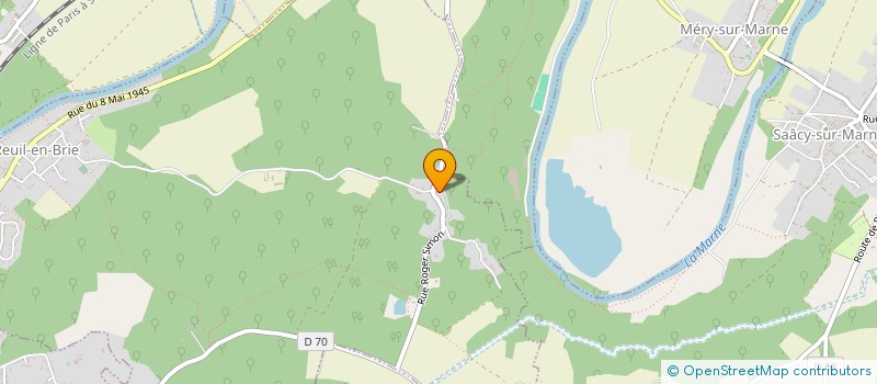 localisation de l'entreprise CAVAILLE  REUIL-EN-BRIE