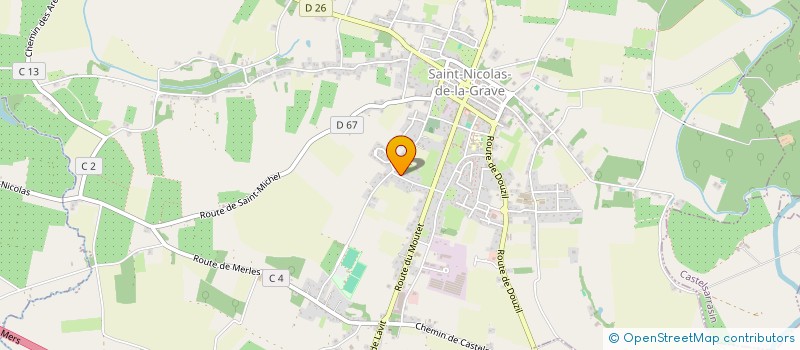 localisation de l'entreprise CAVAILLE ALCOUFFE  SAINT-NICOLAS-DE-LA-GRAVE