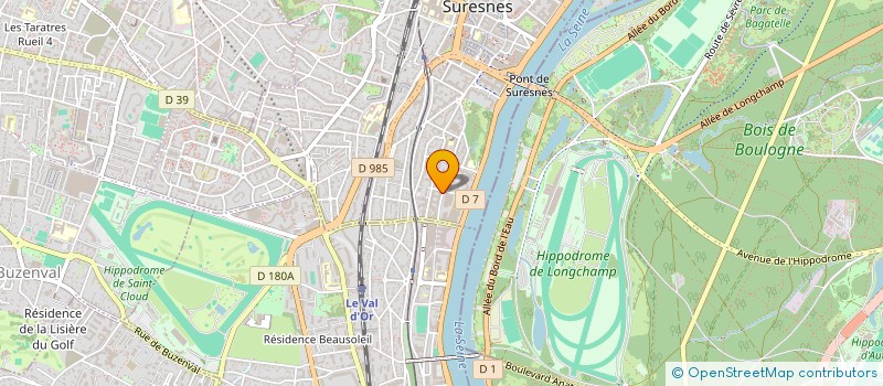 localisation de l'entreprise CAVAILLE NAIRAUD à SURESNES
