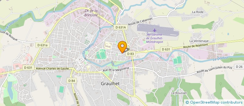 localisation de l'entreprise CAVAILLES  GRAULHET