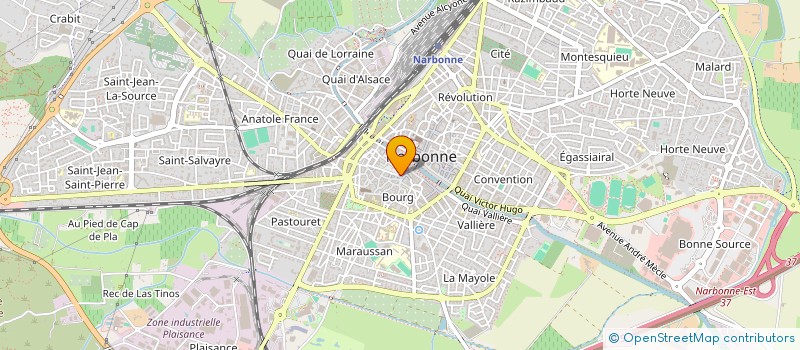 localisation de l'entreprise CAVAILLES  NARBONNE