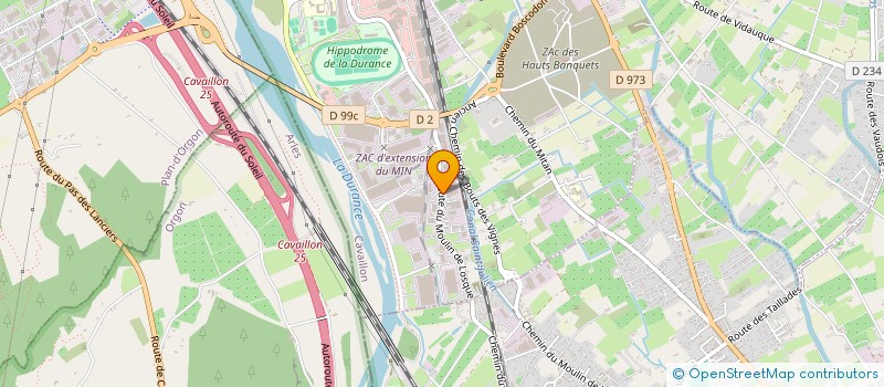 localisation de l'entreprise CAVAILLON ASSAINISSEMENT VIDANGE  CAVAILLON