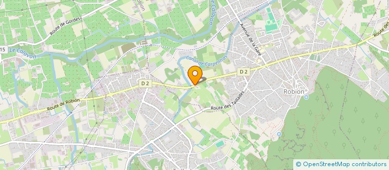 localisation de l'entreprise CAVAILLON G.P.  ROBION