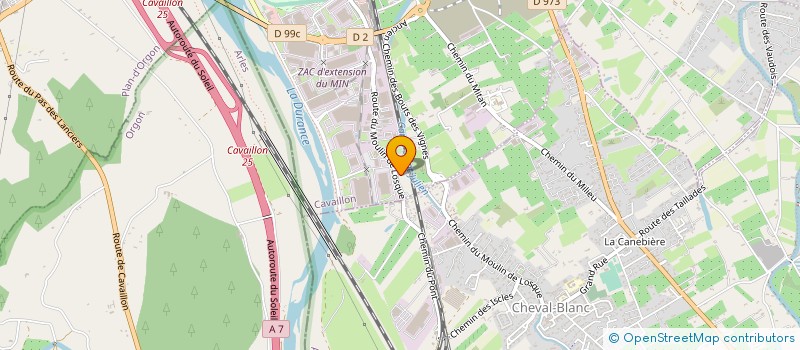 localisation de l'entreprise CAVAILLON INVESTISSEMENTS  CAVAILLON