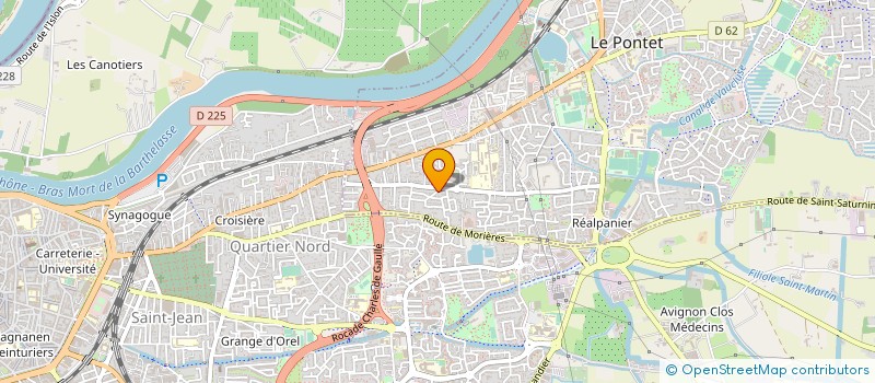 localisation de l'entreprise CAVAILLON KAVAYON  LE PONTET