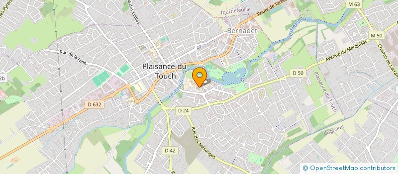 localisation de l'entreprise CAVAJU  PLAISANCE-DU-TOUCH