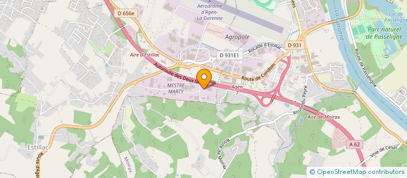 localisation de l'entreprise CAVAL  FOULAYRONNES