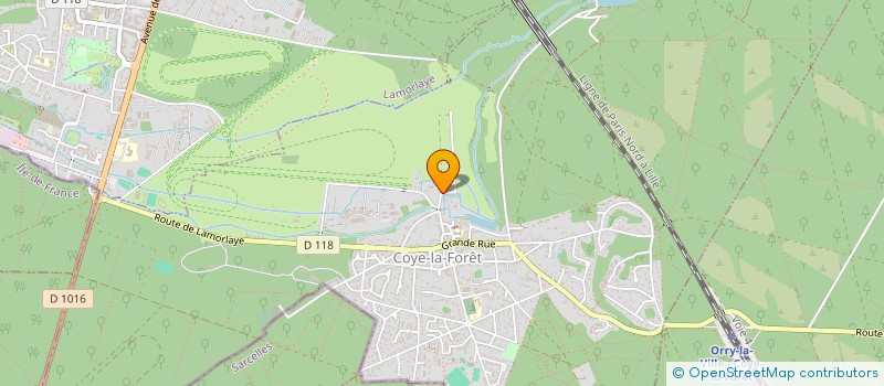 localisation de l'entreprise CAVAL'NATURE  COYE-LA-FORET