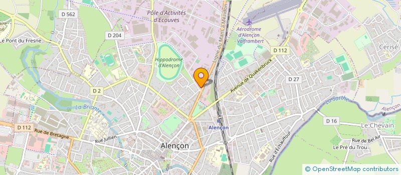 localisation de l'entreprise CAVAL'ORNE à ALENCON