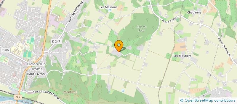 localisation de l'entreprise CAVALAIRE - GIOVANNA  LIVRON SUR DROME