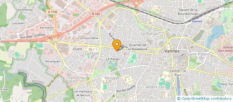 localisation de l'entreprise CAVALE A 5 à VANNES