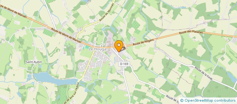 localisation de l'entreprise CAVALE SCI  LE HOUGA