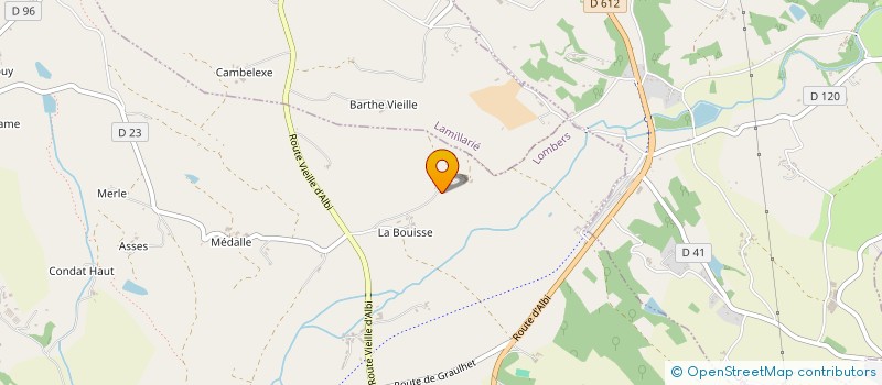 localisation de l'entreprise CAVALIER  LOMBERS