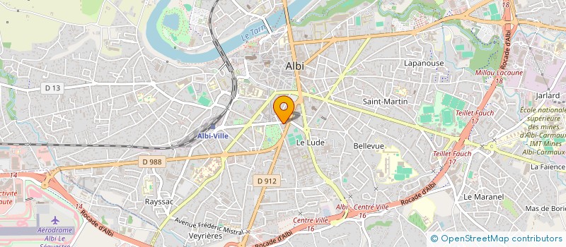 localisation de l'entreprise CAVALIER  LESCURE-D ALBIGEOIS