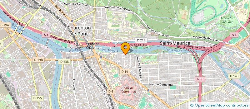 localisation de l'entreprise CAVALIER DE L'ESPERANCE CERCLE JJ PAUR à MAISONS-ALFORT