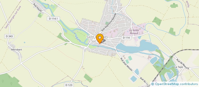 localisation de l'entreprise CAVALIER FERMETURES à SAINT-GEORGES-SUR-EURE