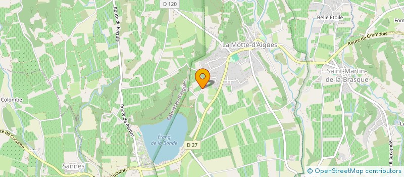 localisation de l'entreprise CAVALIER HOLDING  LA MOTTE-D'AIGUES