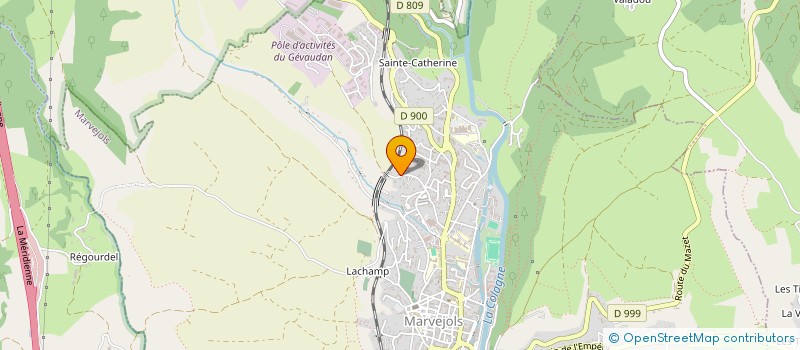 localisation de l'entreprise CAVALIER IMMO  MARVEJOLS