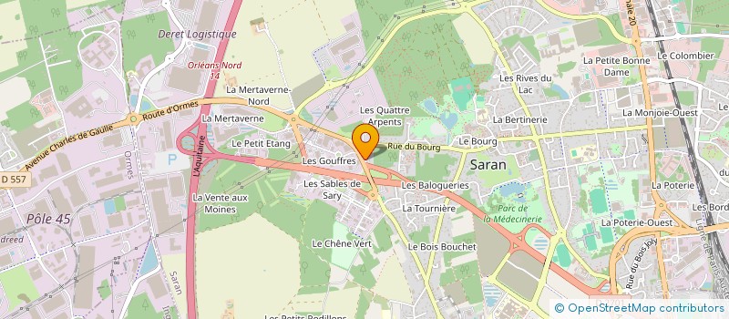 localisation de l'entreprise CAVALIER INFORMATIQUE ET TELECOM à SARAN