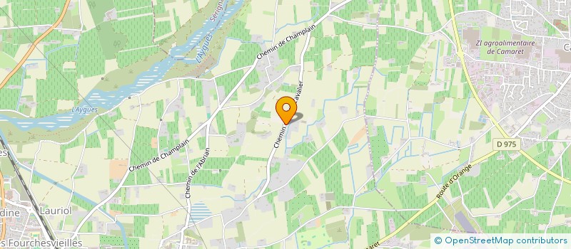 localisation de l'entreprise CAVALIERES  ORANGE