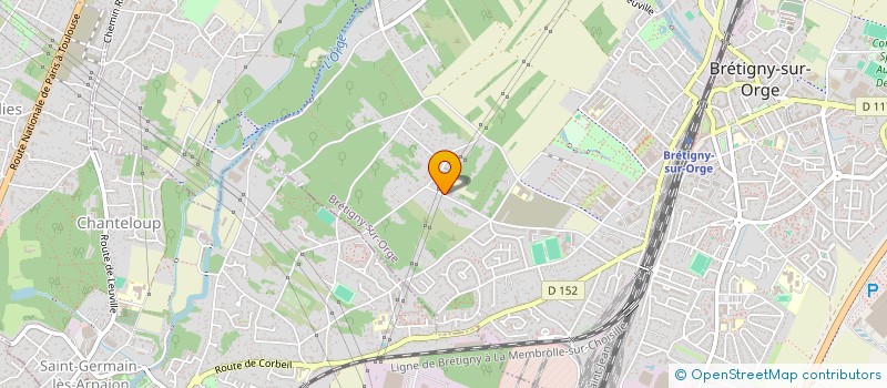 localisation de l'entreprise CAVALIERS COMPETITEURS DE BRETIGNY SUR ORGE BY AME HORSE à BRETIGNY-SUR-ORGE