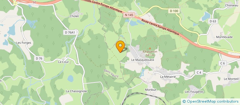 localisation de l'entreprise CAVALIERS DE L'ARDOUR à SAINT-VAURY