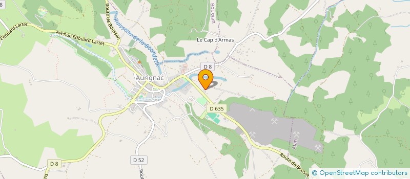 localisation de l'entreprise CAVALIERS DES TERRES D AURIGNAC-CTA à AURIGNAC