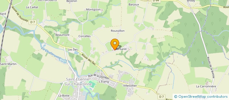 localisation de l'entreprise CAVALIERS DU GRAND SAPHIR  SAINT-ETIENNE-SUR-CHALARONNE