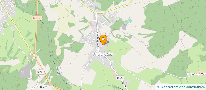 localisation de l'entreprise CAVALIERS ENDURANCE PASSION à VILLERS-LE-SEC