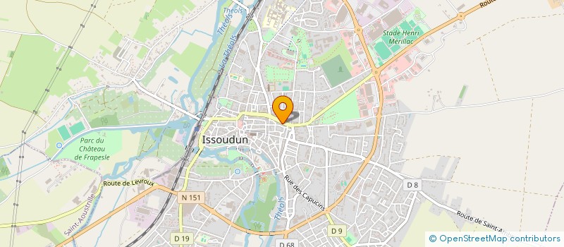localisation de l'entreprise CAVALIERS ET AMIS DES CHAMPS FORTS à ISSOUDUN