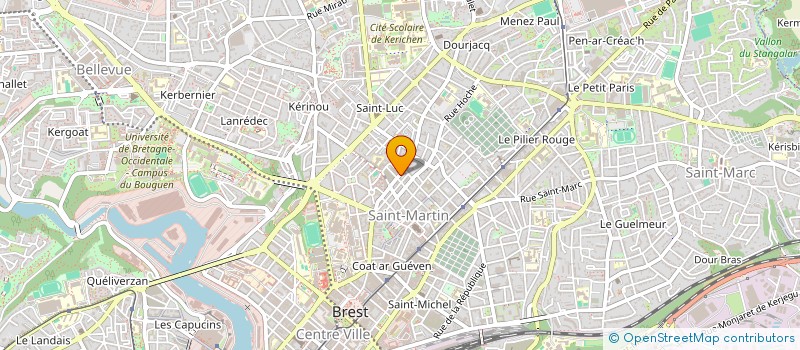 localisation de l'entreprise CAVALIN COMACLE  BREST