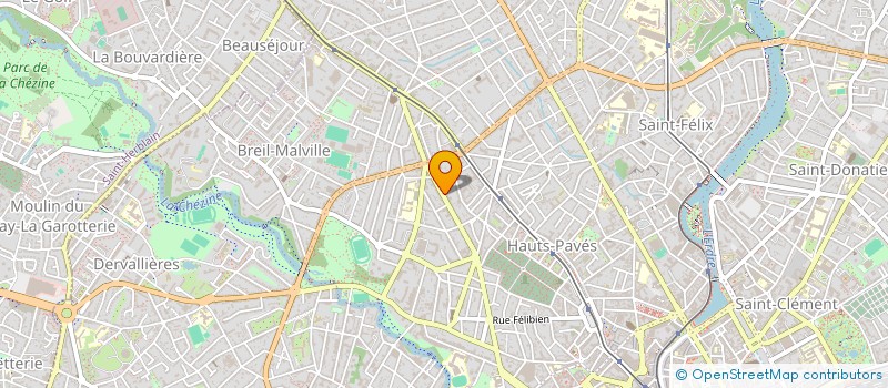 localisation de l'entreprise CAVALIN IMMOBILIER à NANTES