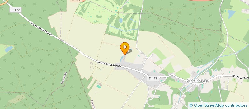 localisation de l'entreprise CAVALINDIA  GROSROUVRE