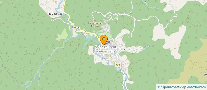 localisation de l'entreprise CAVALL'ESPIR  SAINT-LAURENT-DE-CERDANS