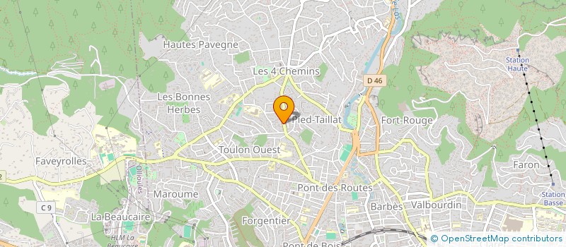 localisation de l'entreprise CAVALLARO DOMINIQUE CARROZZA à TOULON