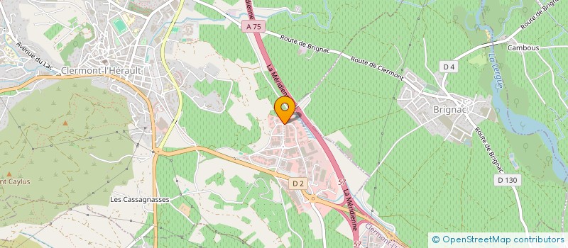 localisation de l'entreprise CAVALLI RODEVILLE  CLERMONT-L'HERAULT