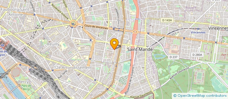 localisation de l'entreprise CAVALLINA à PARIS