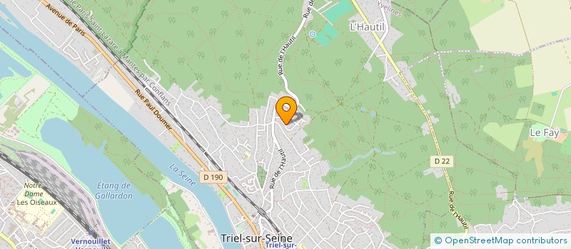 localisation de l'entreprise CAVALLIUM VL  TRIEL-SUR-SEINE