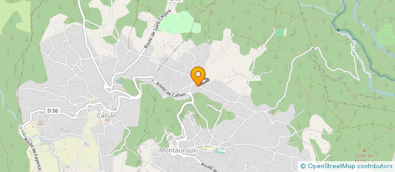 localisation de l'entreprise CAVALLO  MONTAUROUX