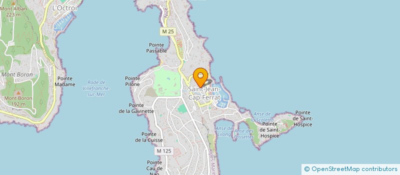 localisation de l'entreprise CAVALLO ANDRE PERE ET FILS TP à SAINT-JEAN-CAP-FERRAT