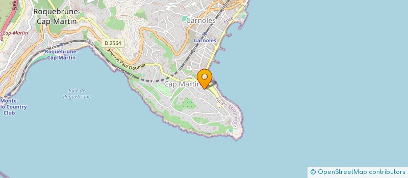 localisation de l'entreprise CAVALLO BAY à ROQUEBRUNE-CAP-MARTIN