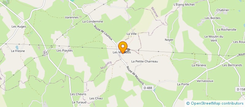 localisation de l'entreprise CAVALLO LES MARAUDS  LOUROUX-DE-BEAUNE