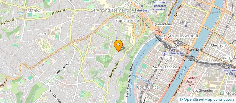 localisation de l'entreprise CAVALLO START à SAINTE-FOY-LES-LYON