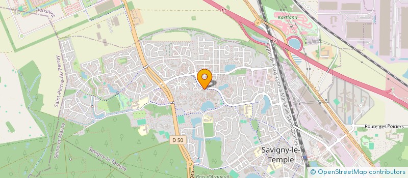 localisation de l'entreprise CAVALLY VTC  SAVIGNY-LE-TEMPLE