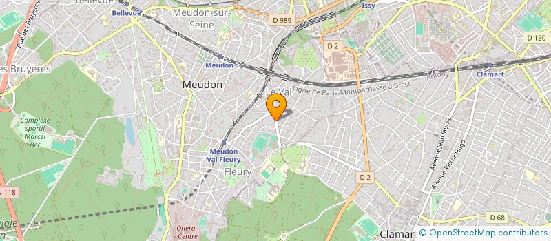 localisation de l'entreprise CAVALOCCE  MEUDON