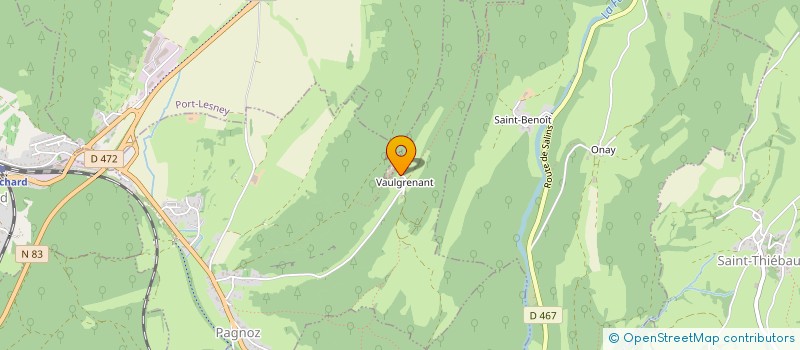 localisation de l'entreprise CAVALOUE à PAGNOZ