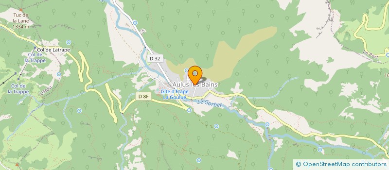 localisation de l'entreprise CAVALUS à AULUS-LES-BAINS