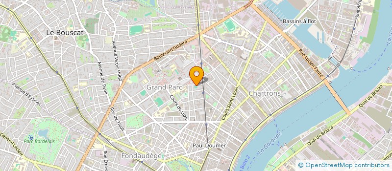 localisation de l'entreprise CAVALYS  BORDEAUX