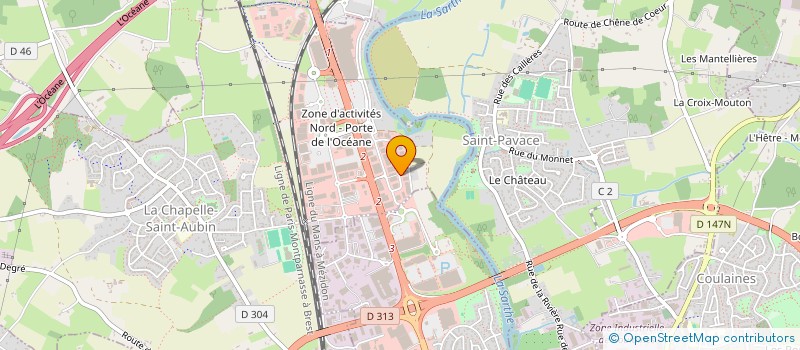 localisation de l'entreprise CAVANATH  LA CHAPELLE-SAINT-AUBIN