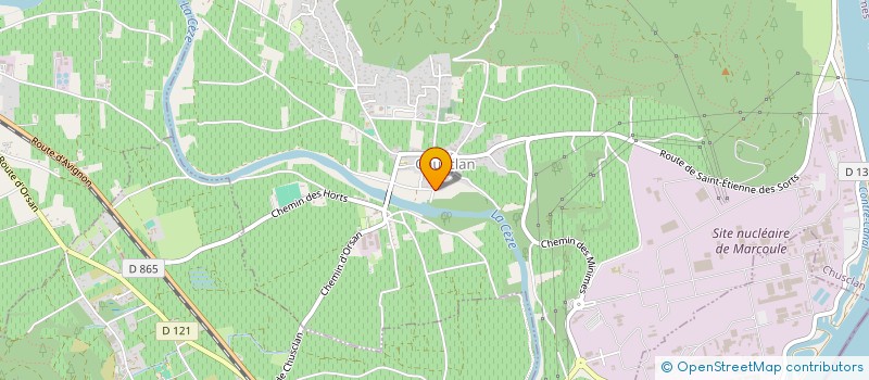 localisation de l'entreprise CAVANCES  BAGNOLS-SUR-CEZE